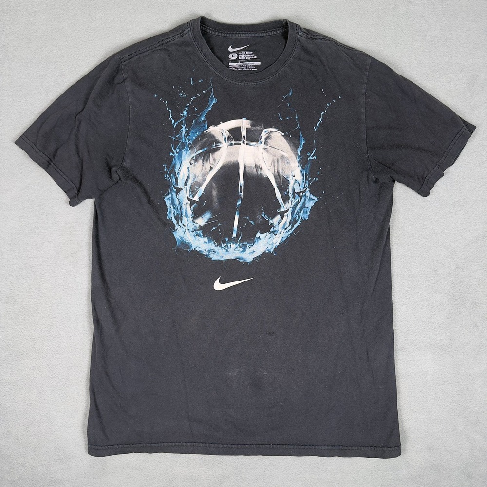 Nike Basketball Splash Water Graphic T-Shirt Mens L
